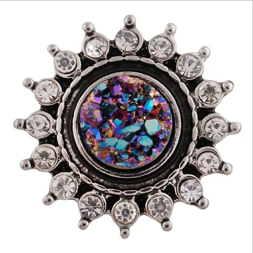 Geode Center Snap Button